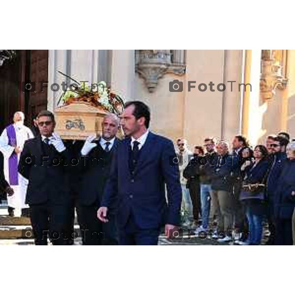 Foto Manzoni Tiziano/LaPresse 5-11-2022 Bergamo Italia - Cronaca - Osio Sotto, funerale Valter Monguzzi: