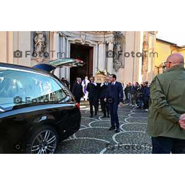 Foto Manzoni Tiziano/LaPresse 5-11-2022 Bergamo Italia - Cronaca - Osio Sotto, funerale Valter Monguzzi: