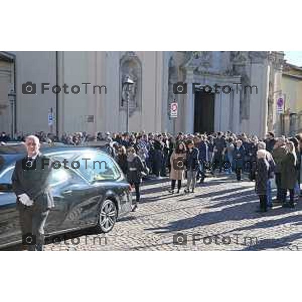 Foto Manzoni Tiziano/LaPresse 5-11-2022 Bergamo Italia - Cronaca - Osio Sotto, funerale Valter Monguzzi: