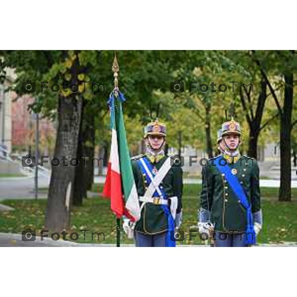 Foto Manzoni Tiziano/LaPresse 8-11--2022 Bergamo Italia - Cronaca - Bergamo Commemorazione primo anniversario sede dell\'Accademia