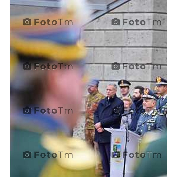 Foto Manzoni Tiziano/LaPresse 8-11--2022 Bergamo Italia - Cronaca - Bergamo Commemorazione primo anniversario sede dell\'Accademia