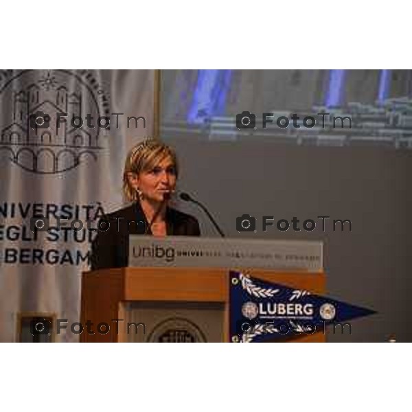 Tiziano Manzoni/LaPresse 8-11- 2022 Bergamo, Italia Cronaca Associazione Laureati Università di Bergamo | LUBERG Cerimonia di Fine Anno 2022 Simona Bonomelli presidente