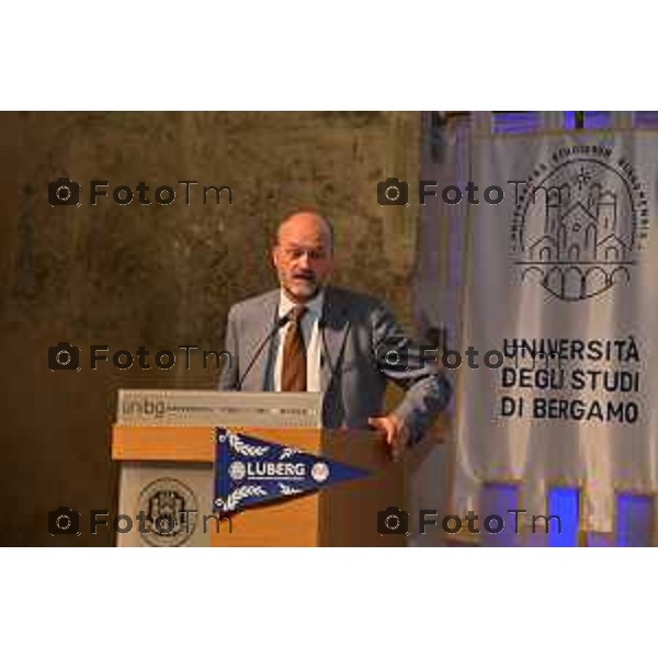 Tiziano Manzoni/LaPresse 8-11- 2022 Bergamo, Italia Cronaca Associazione Laureati Università di Bergamo | LUBERG Cerimonia di Fine Anno 2022 Sergio Cavallieri