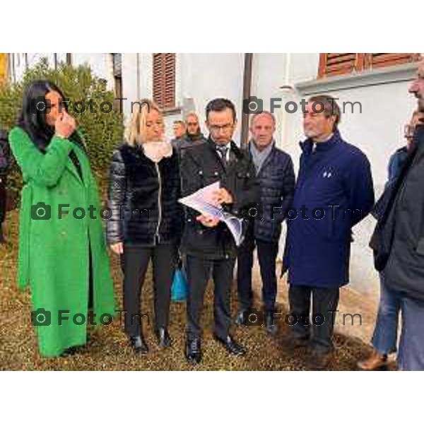 Foto Manzoni Tiziano/LaPresse 3-09-2022 Bergamo Italia - Cronaca - Attilio Fontana Alzano Lombardo visita al Monastero della Visitazione