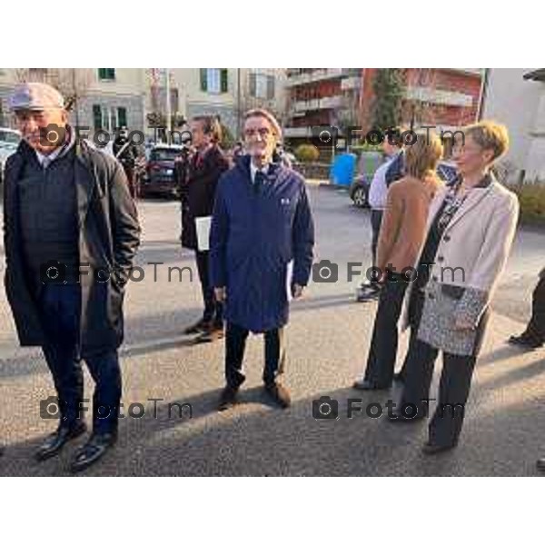 Foto Manzoni Tiziano/LaPresse 3-09-2022 Bergamo Italia - Cronaca -Clusone Bg Attilio fontana visita la nuova caserma dei carabinieri