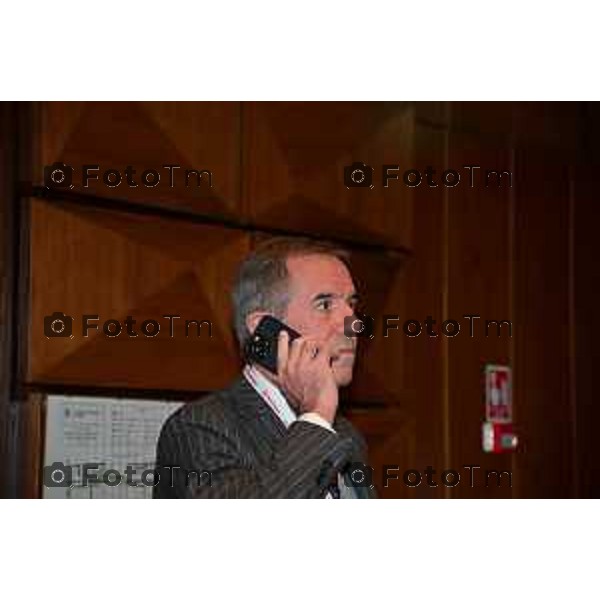 Tiziano Manzoni/LaPresse 18-11- 2022 Bergamo, Italia Cronaca Camera di Commercio, Giovanni Gorno Tempini, presidente Cassa Depositi e Prestiti, terrà un intervento dal titolo Industria pubblica, Industria privata. Un binomio possibile?, con moderazione di Nicola Saldutti, caporedattore Economia Corriere della Sera.