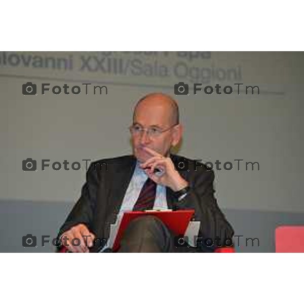 Foto Manzoni Tiziano/LaPresse 19-11-2022 Bergamo Italia - Cronaca - Bergamo Festival città impresa Nando Pagnoncelli, presidente Ipsos