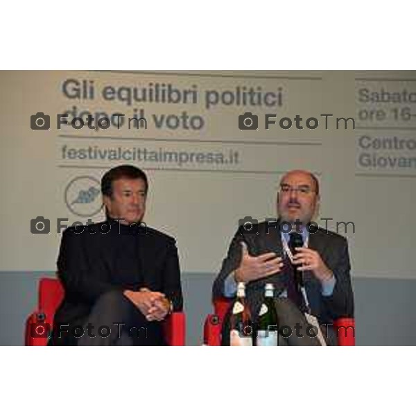 Foto Manzoni Tiziano/LaPresse 19-11-2022 Bergamo Italia - Cronaca - Bergamo Festival città impresa Con Gori e e Orsina