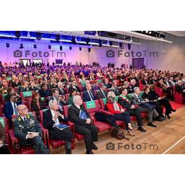 Foto Manzoni Tiziano/LaPresse 21-11-2022 Bergamo Italia - Cronaca - la cerimonia di inaugurazione dell’anno accademico dell’Università degli studi di Bergamo. Appuntamento che, neo Ministro dell’Università e della Ricerca, Anna Maria Bernini.