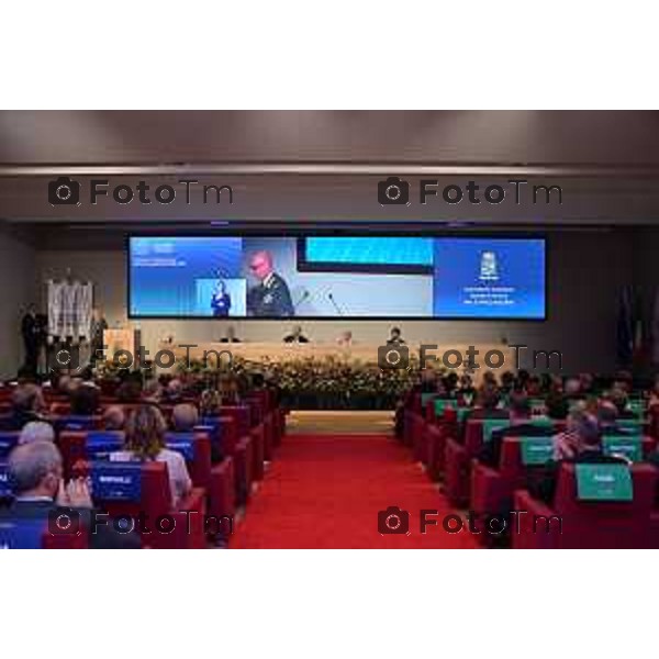 Foto Manzoni Tiziano/LaPresse 21-11-2022 Bergamo Italia - Cronaca - la cerimonia di inaugurazione dell’anno accademico dell’Università degli studi di Bergamo. Appuntamento che, neo Ministro dell’Università e della Ricerca, Anna Maria Bernini.