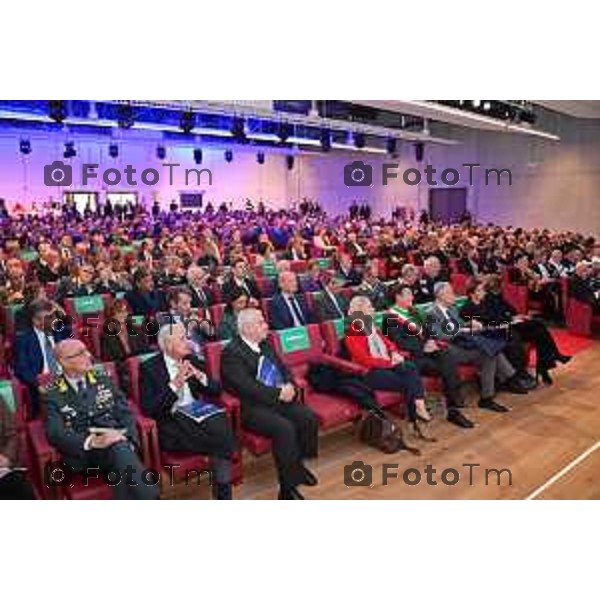 Foto Manzoni Tiziano/LaPresse 21-11-2022 Bergamo Italia - Cronaca - la cerimonia di inaugurazione dell’anno accademico dell’Università degli studi di Bergamo. Appuntamento che, neo Ministro dell’Università e della Ricerca, Anna Maria Bernini.