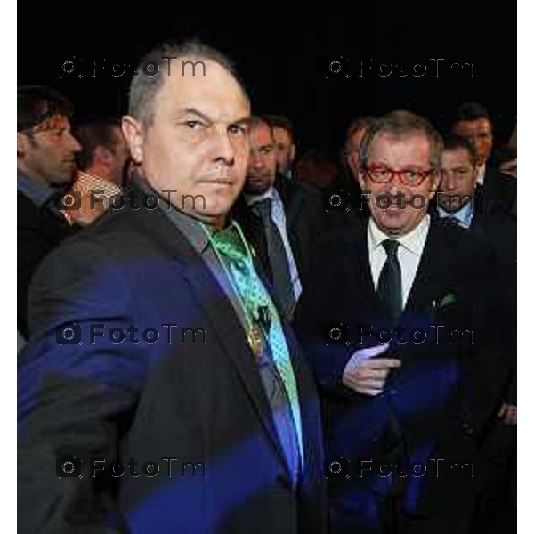 claudio salvi, UOMO DI SICUREZZA LEGA NORD CANDIDATO CONSIGLIO DELLA LEGA foto Tiziano Manzoni© fotogramma Bergamo