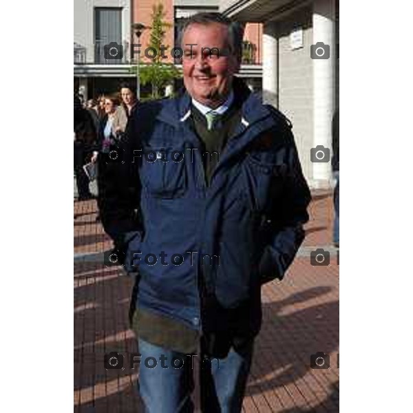 Bergamo Roberto Calderoli Lega Nord foto ©Tiziano Manzoni for Agenzia Fotogramma Bergamo