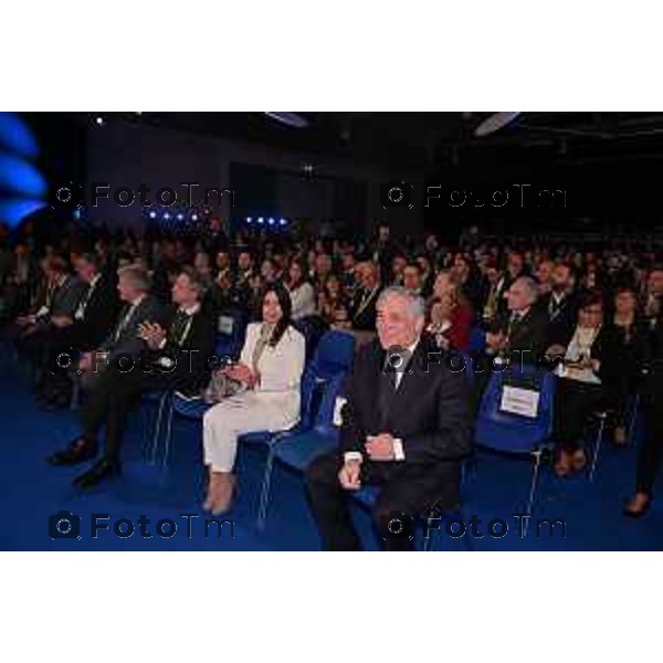 Foto Manzoni Tiziano/LaPresse 24-11- 2022 Bergamo Italia - Cronaca - Bergamo Assemblea Anci giornata conclusiva. Antonio Tajani Vicepresidente del Consiglio, Ministro degli Affari Esteri