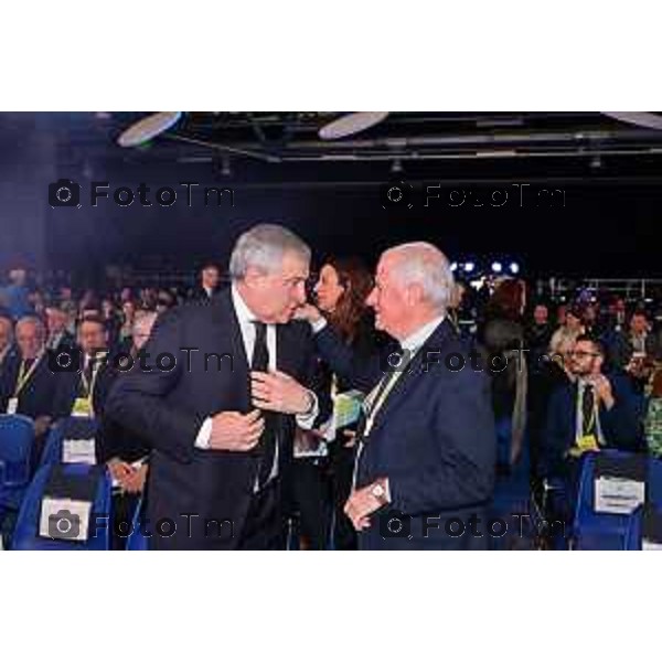 Foto Manzoni Tiziano/LaPresse 24-11- 2022 Bergamo Italia - Cronaca - Bergamo Assemblea Anci giornata conclusiva. Antonio Tajani Vicepresidente del Consiglio, Ministro degli Affari Esteri