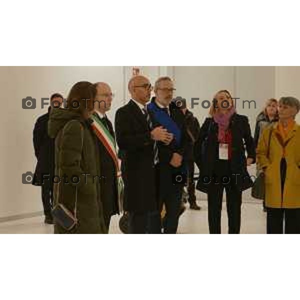 Foto Manzoni Tiziano/LaPresse 30-11--2022 Bergamo Italia - Cronaca - Ponte San Pietro (BG) l’inaugurazione con il taglio del nastro dei due nuovi Data Center Aruba di ultima generazione e di un Auditorium