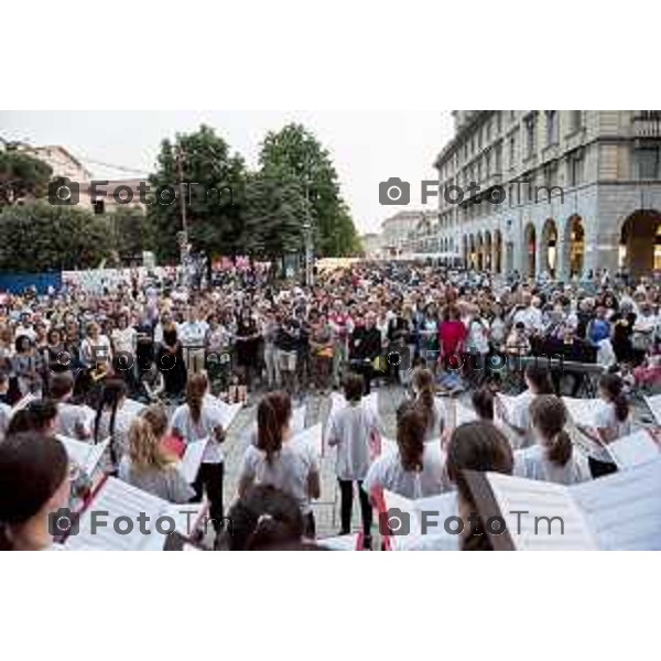 foto Tiziano Manzoni 17/06/2018 Cronaca Bergamo - ITALIA Donizetti Night 2018 sera