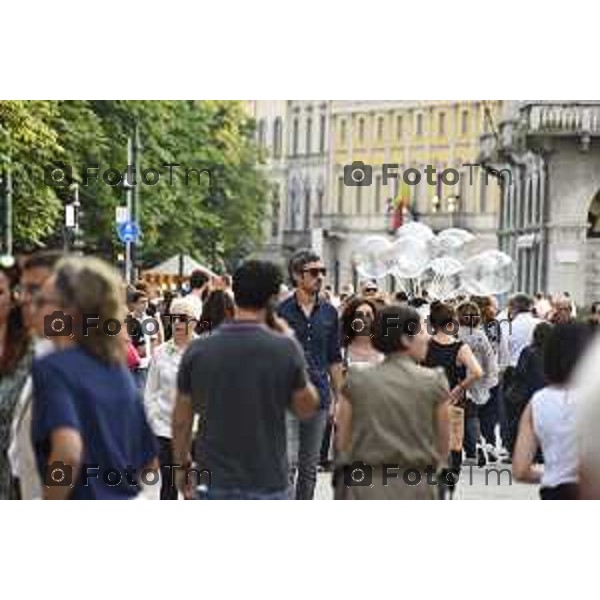 foto LaPresse Tiziano Manzoni 17/06/2018 Cronaca Bergamo - ITALIA Donizetti Night 2018