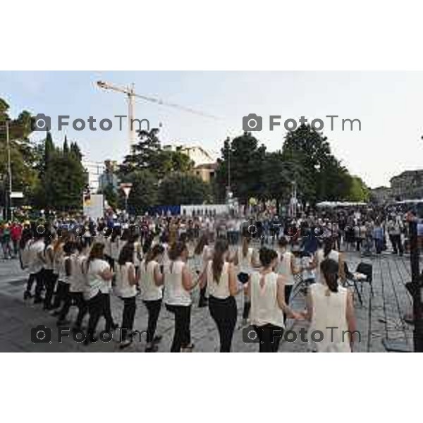 foto LaPresse Tiziano Manzoni 17/06/2018 Cronaca Bergamo - ITALIA Donizetti Night 2018