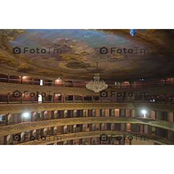 foto LaPresse Tiziano Manzoni 06/06/2018 Cronaca Bergamo - ITALIA Visita cantiere Teatro Donizetti nella foto: