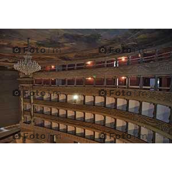 foto LaPresse Tiziano Manzoni 06/06/2018 Cronaca Bergamo - ITALIA Visita cantiere Teatro Donizetti nella foto: