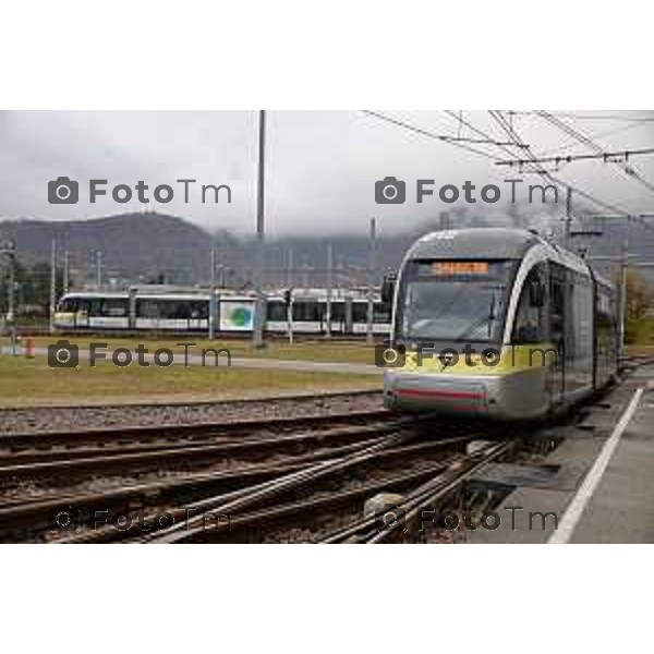 Tiziano Manzoni/LaPresse 5-12- 2022 Bergamo, Italia Cronaca Assemblea Generale Confindustria Bergamo centrale tram TEB, Ranica