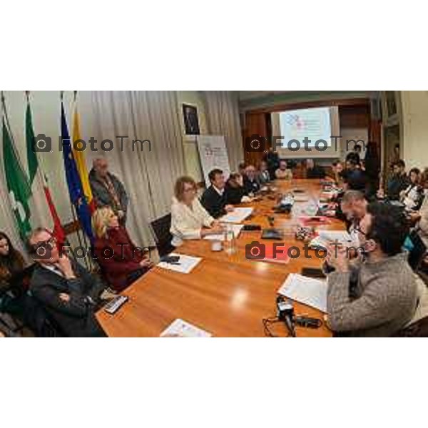 Foto Manzoni Tiziano/LaPresse 13-12-2022 Bergamo Italia - Cronaca - presentazione programma dell\'inaugurazione di Bergamo e Brescia Capitale Italiana della Cultura 2023.