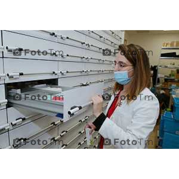 Foto Manzoni Tiziano/LaPresse 16-12-2022 Bergamo Italia - Cronaca -Inaugurazione LloydsFarmacia Comunale Bergamo 2