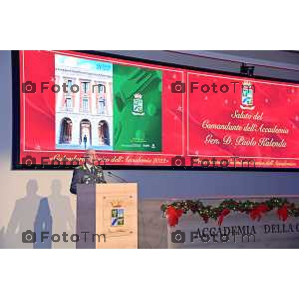 Foto Manzoni Tiziano/LaPresse 16-12-22 Bergamo Italia - Cronaca -Bergamo Presentazione del calendario storico dell\'Accademia della Guardia di Finanza Generale kalenda