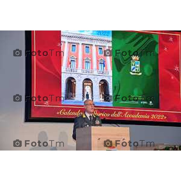 Foto Manzoni Tiziano/LaPresse 16-12-22 Bergamo Italia - Cronaca -Bergamo Presentazione del calendario storico dell\'Accademia della Guardia di Finanza Generale kalenda