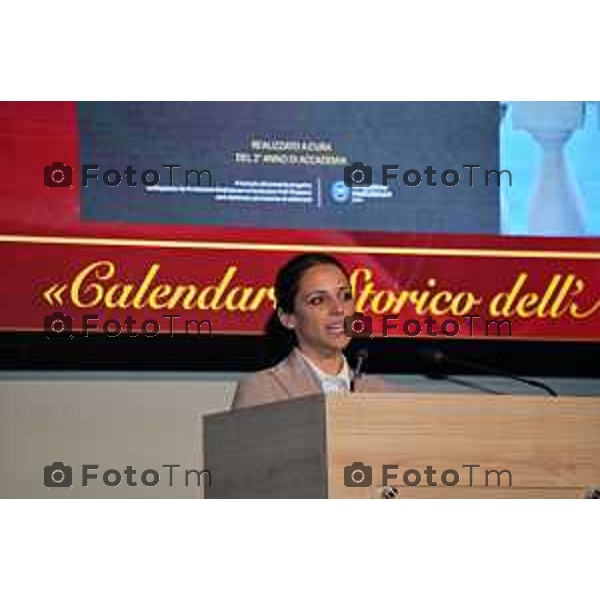 Foto Manzoni Tiziano/LaPresse 16-12-22 Bergamo Italia - Cronaca -Bergamo Presentazione del calendario storico dell\'Accademia della Guardia di Finanza