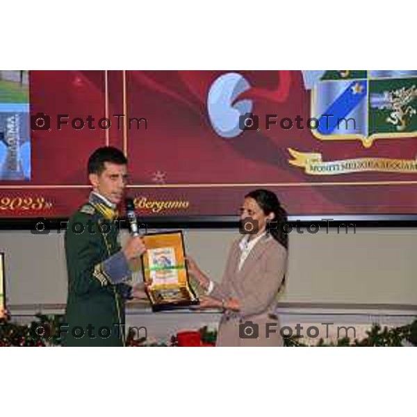 Foto Manzoni Tiziano/LaPresse 16-12-22 Bergamo Italia - Cronaca -Bergamo Presentazione del calendario storico dell\'Accademia della Guardia di Finanza