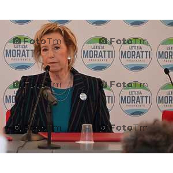 Foto Manzoni Tiziano/LaPresse 20-12-2022 Bergamo Italia - Cronaca - Bergamo Letizia Moratti tour tra le province lombarde in vista delle elezioni regionali