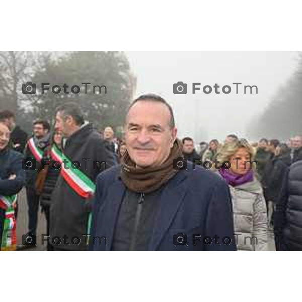 Tiziano Manzoni/LaPresse 27-12-2022 - Bergamo, Italia Cronaca Il ministro Matteo Salvini alla doppia inaugurazione del secondo lotto della tangenziale e del primo gia aperto