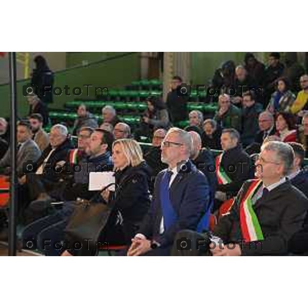 Tiziano Manzoni/LaPresse 27-12-2022 - Bergamo, Italia Cronaca Il ministro Matteo Salvini alla doppia inaugurazione del secondo lotto della tangenziale e del primo gia aperto