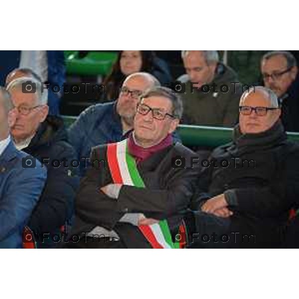 Tiziano Manzoni/LaPresse 27-12-2022 - Bergamo, Italia Cronaca Il ministro Matteo Salvini alla doppia inaugurazione del secondo lotto della tangenziale e del primo gia aperto