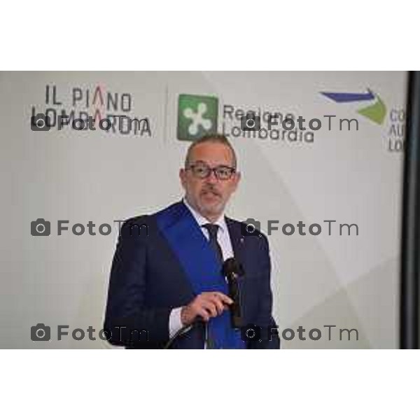 Tiziano Manzoni/LaPresse 27-12-2022 - Bergamo, Italia Cronaca Il ministro Matteo Salvini alla doppia inaugurazione del secondo lotto della tangenziale e del primo gia aperto