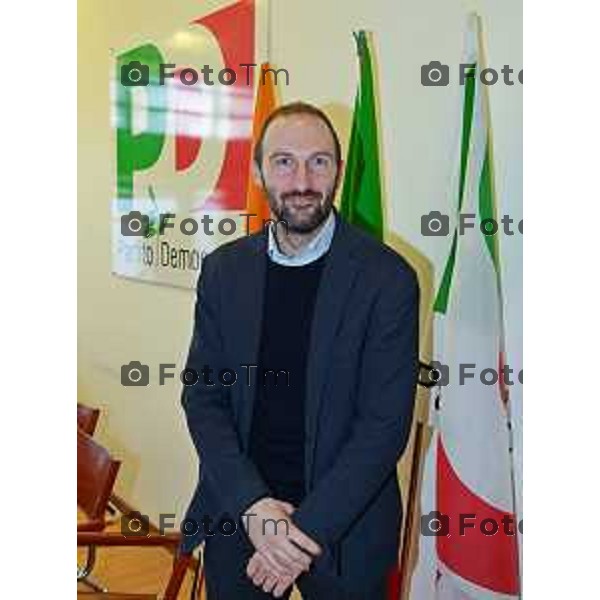 Foto Manzoni Tiziano/LaPresse 9-01-2023 Bergamo Italia - Cronaca - Bergamo candidati lista PD alle regionali si presentano alla stampa.Jacopo Scandella