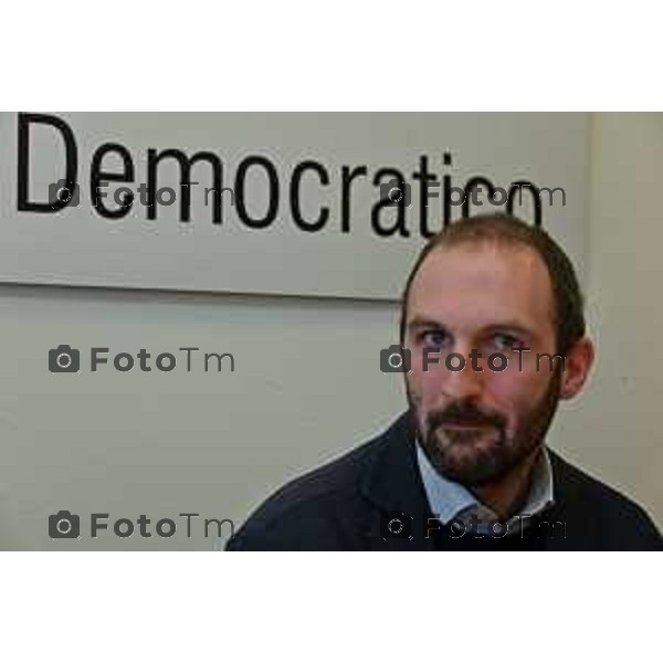 Foto Manzoni Tiziano/LaPresse 9-01-2023 Bergamo Italia - Cronaca - Bergamo candidati lista PD alle regionali si presentano alla stampa.Jacopo Scandella