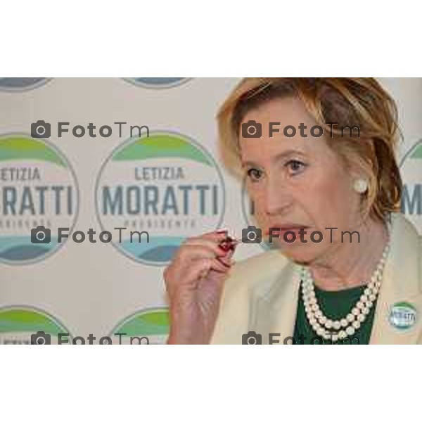 Foto Manzoni Tiziano/LaPresse 11-1-2023Bergamo Italia - Cronaca - Bergamo presentazione candidati regionali Con Lista Letizia Moratti