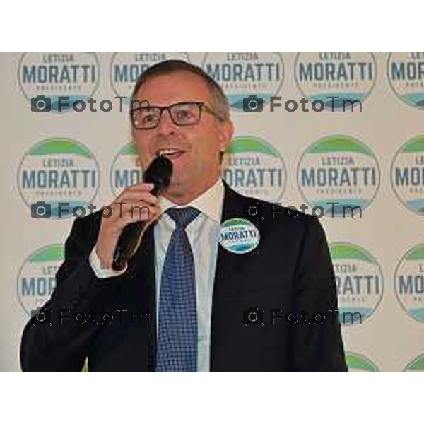 Foto Manzoni Tiziano/LaPresse 11-1-2023Bergamo Italia - Cronaca - Bergamo presentazione candidati regionali Con Lista Letizia Moratti Ivan Rota