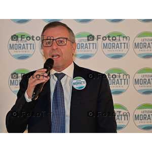 Foto Manzoni Tiziano/LaPresse 11-1-2023Bergamo Italia - Cronaca - Bergamo presentazione candidati regionali Con Lista Letizia Moratti Ivan Rota