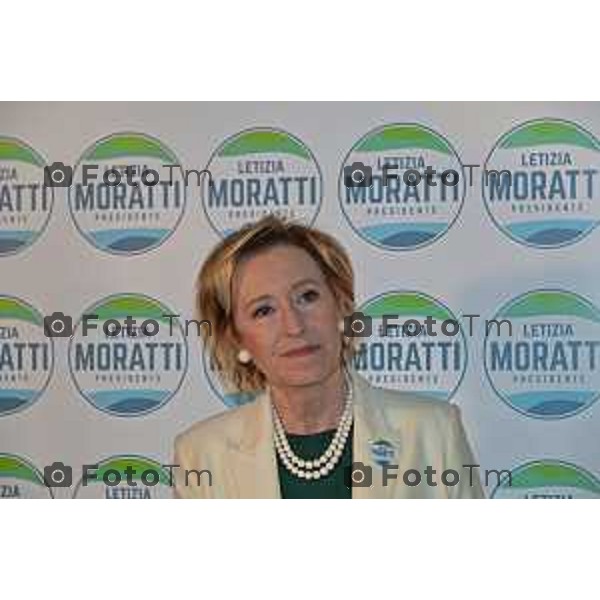 Foto Manzoni Tiziano/LaPresse 11-1-2023Bergamo Italia - Cronaca - Bergamo presentazione candidati regionali Con Lista Letizia Moratti