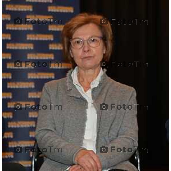 Foto Manzoni Tiziano/LaPresse 13-1-2023Bergamo Italia - Cronaca - Bergamo presentazione candidati Pd con Majorino capo lista pd Lombardia Genoveffa Grazioli Jenny