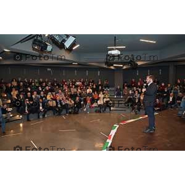 Foto Manzoni Tiziano/LaPresse 13-1-2023Bergamo Italia - Cronaca - Bergamo presentazione candidati Pd con Majorino capo lista pd Lombardia