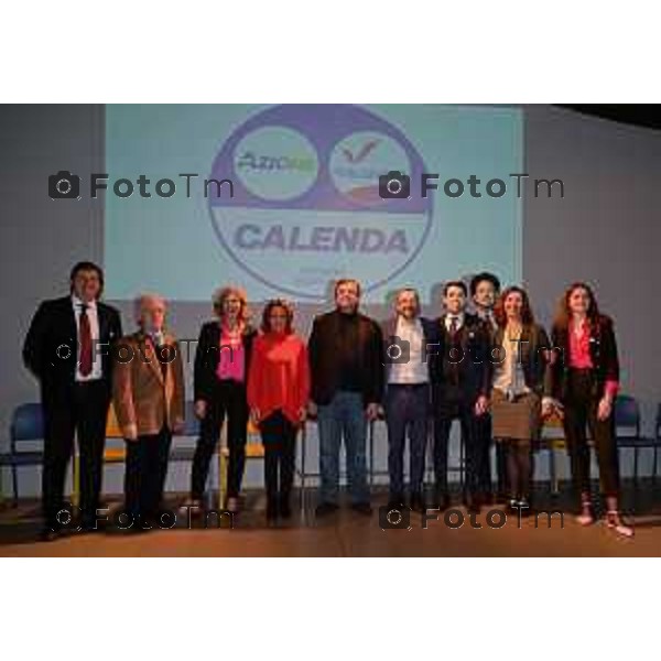 Foto Manzoni Tiziano/LaPresse 13-1-2023Bergamo Italia - Cronaca - Bergamo presentazione candidati Italia Viva Calenda