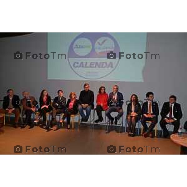 Foto Manzoni Tiziano/LaPresse 13-1-2023Bergamo Italia - Cronaca - Bergamo presentazione candidati Italia Viva Calenda