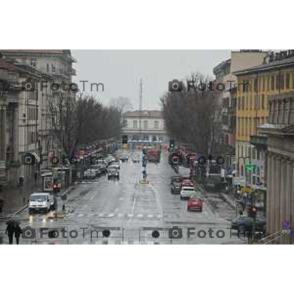 Foto Tiziano Manzoni/LaPresse Bergamo Italia Cronaca Bergamo preparazione palco inaugurazione Bergamo Brescia capitale cultura