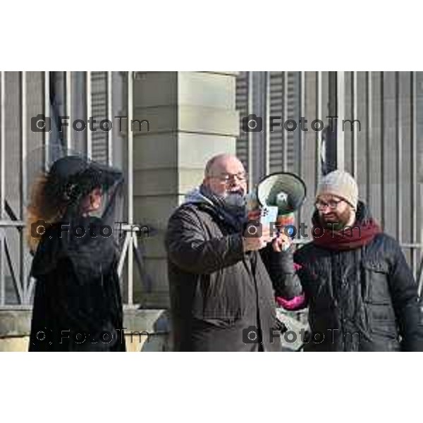 Foto Manzoni Tiziano/LaPresse 28-1-2023Bergamo Italia - Cronaca - Bergamo Accademia Carrara protesta per poche opere femminili dalle femministe non una di meno