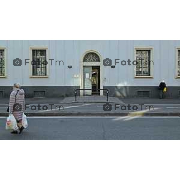 Foto Manzoni Tiziano/LaPresse 9-02-2023 Bergamo Italia - Cronaca - Bergamo Comando di Polizia Locale risultati ottenuti 2022. viceSindaco Sergio Gandi e la Comandante della Polizia Locale Gabriella Messina